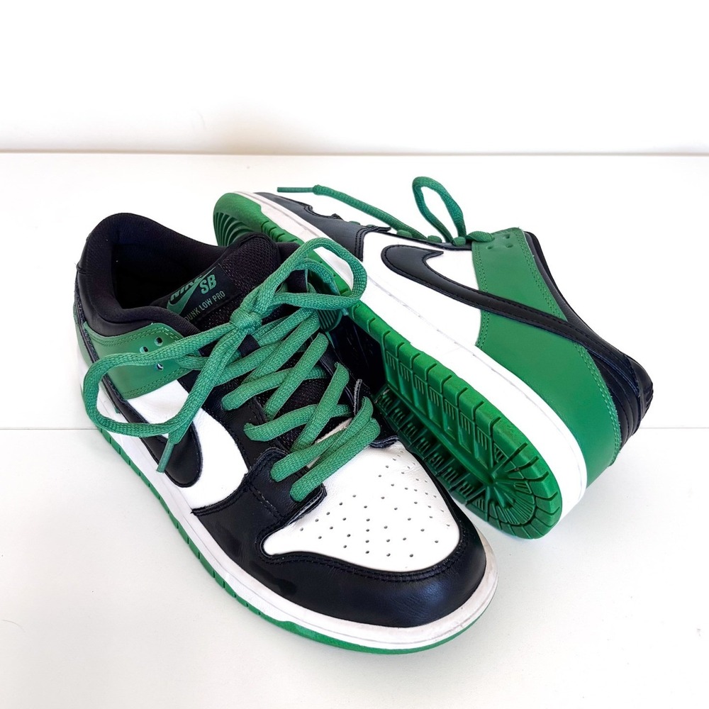 Nike Dunk Womens Pro SB Low Classic Green‎ Sneakers 8.5 Low Top Lace Up